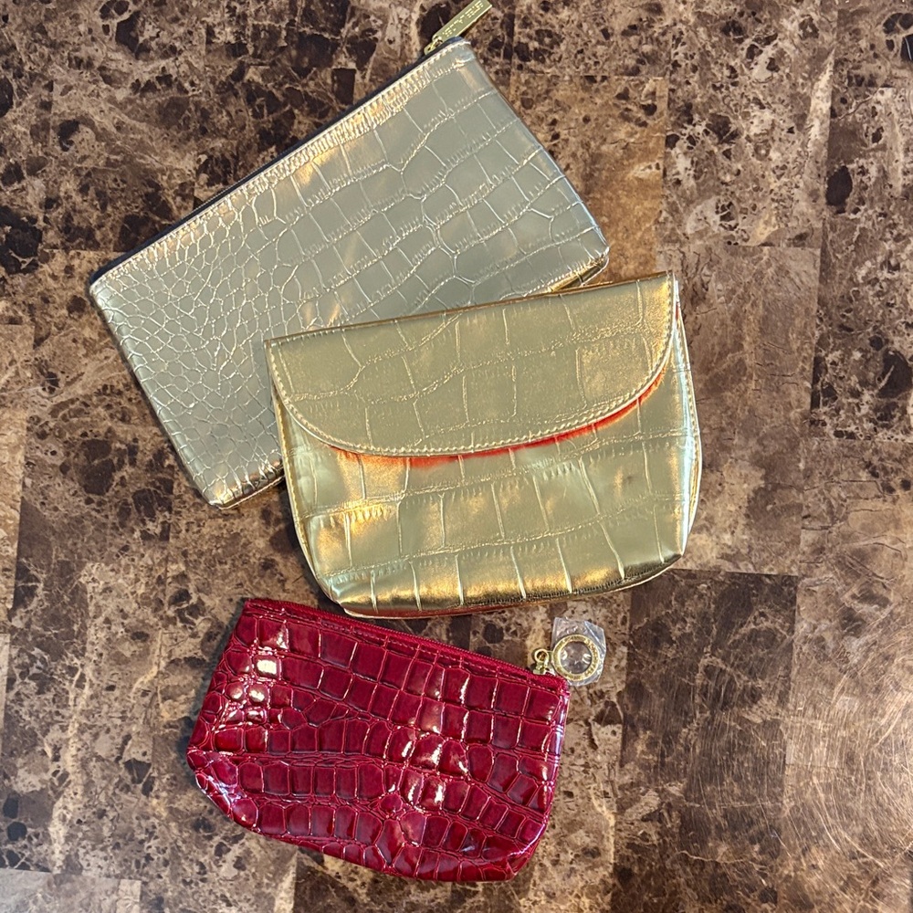 Estée Lauder New Embossed Cosmetic Bags